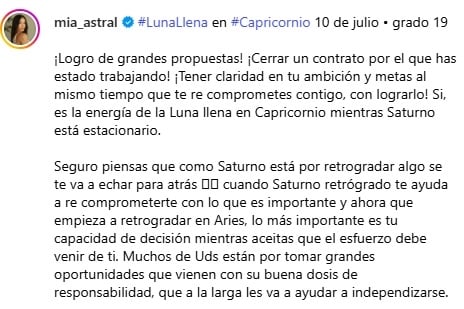 Instagram Mía