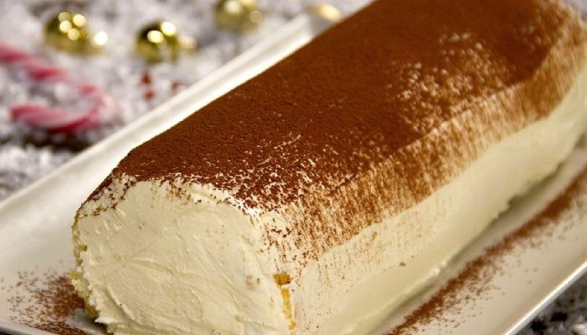 Tiramisú arrollado