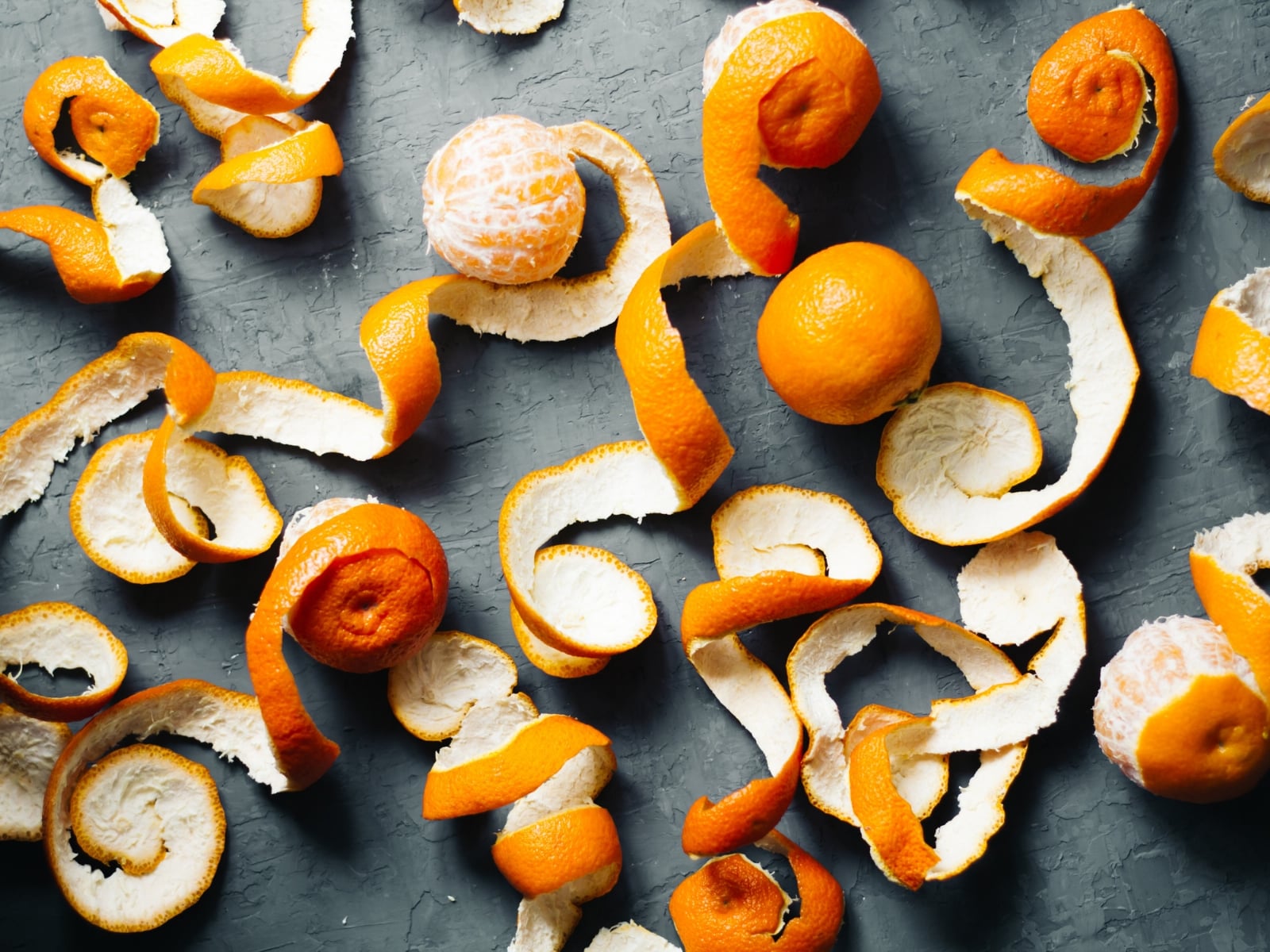 cascaras de mandarina 1