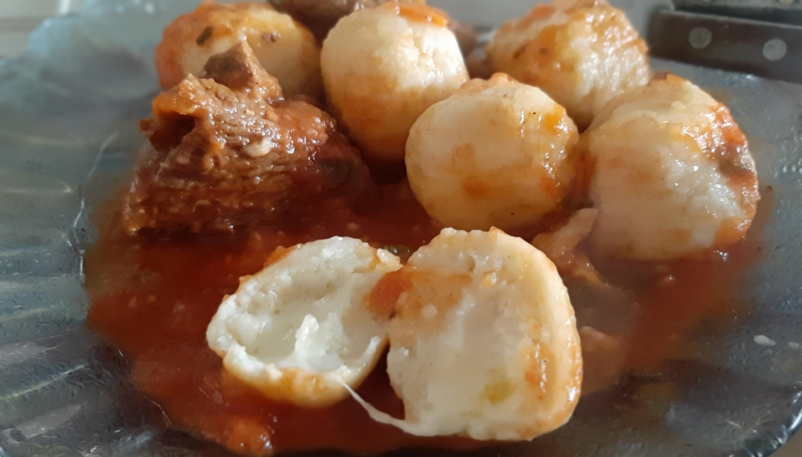 Ñoquis rellenos
