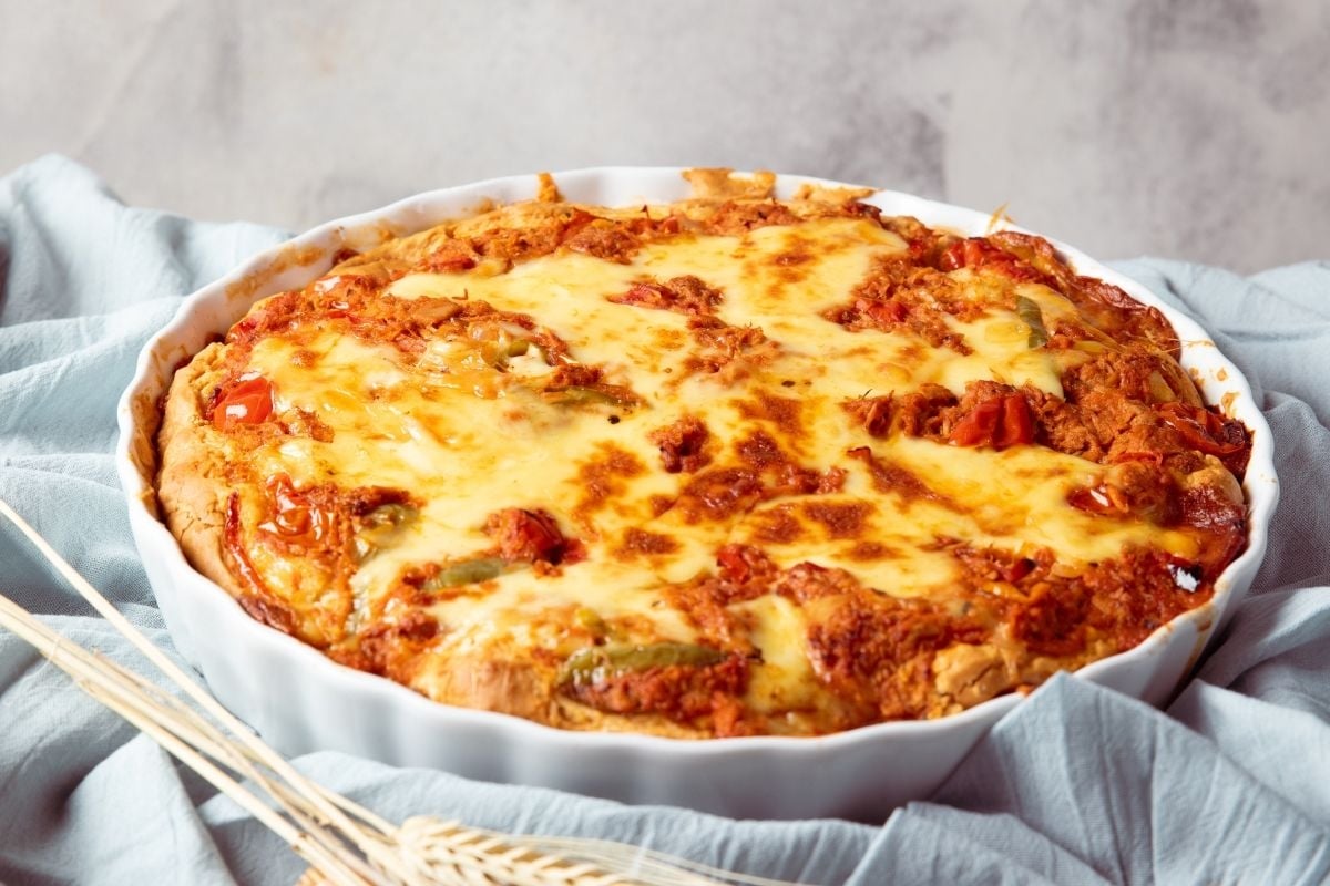 Tarta de atún sin masa