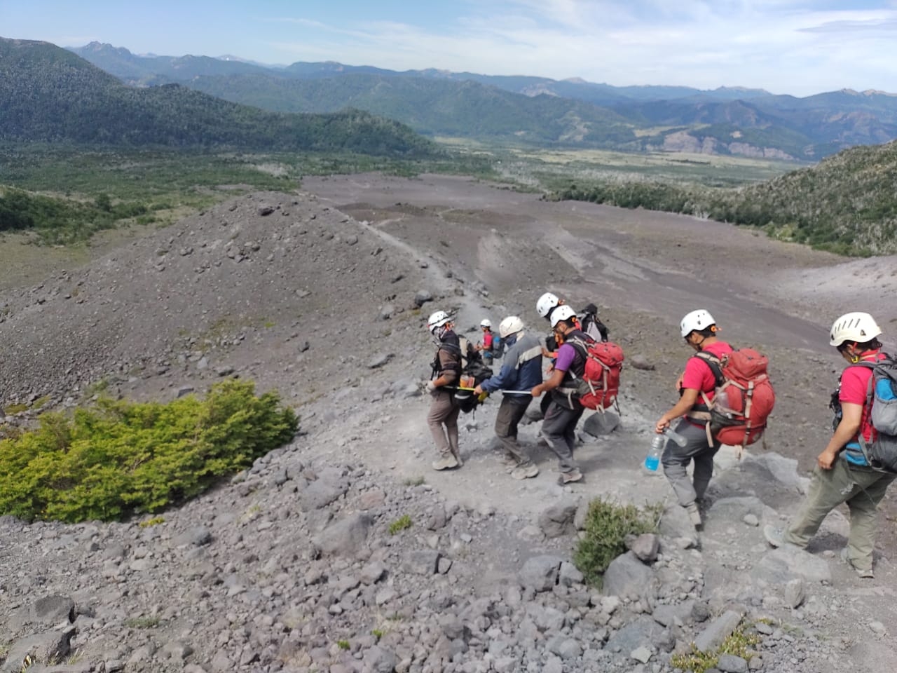 rescate en el parque nacional lanín