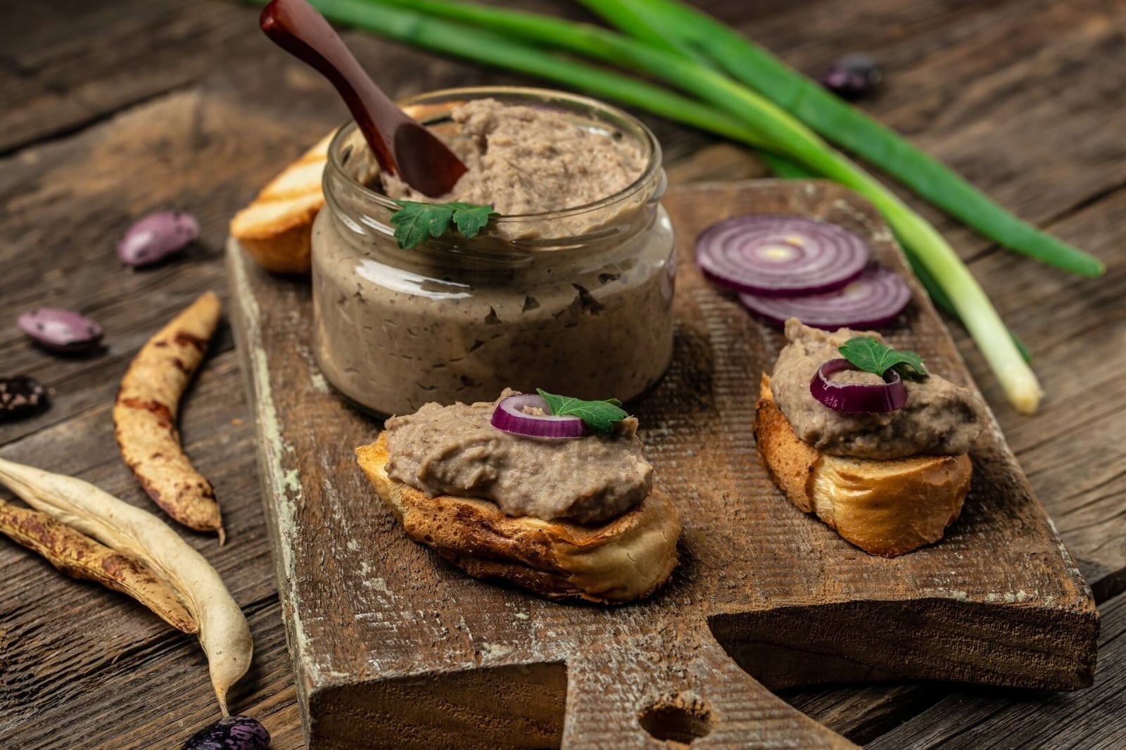 Paté de hongos y tomillo