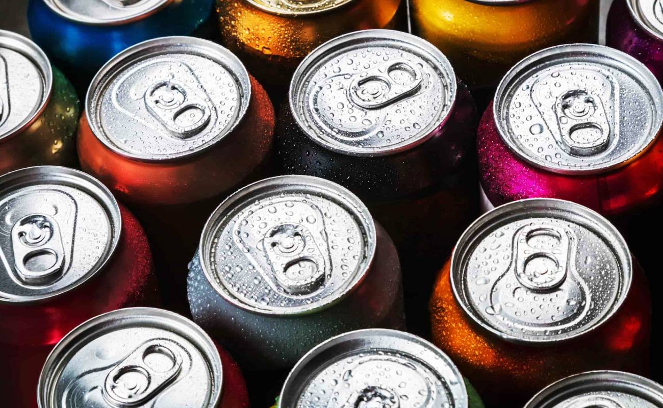 Latas de gaseosa