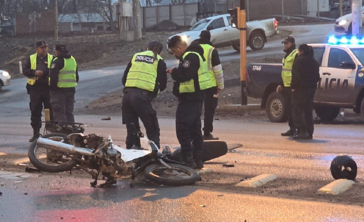 motociclista muerta en centenario