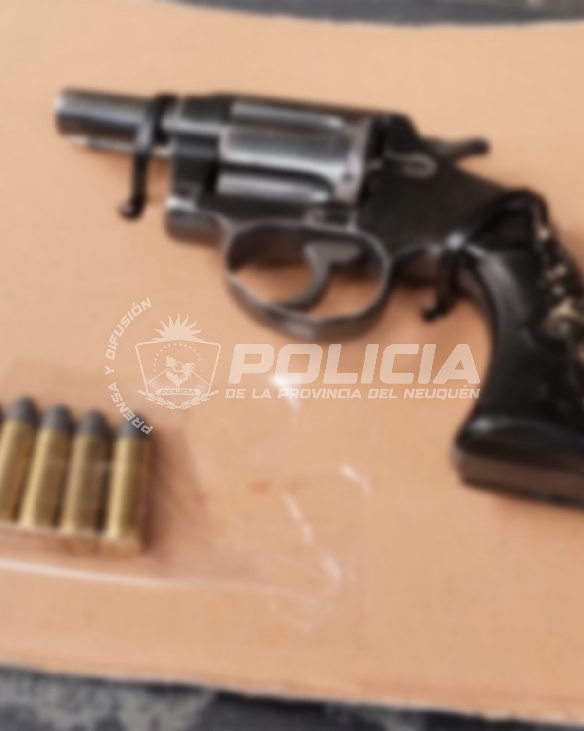 albañil detenido arma y balas