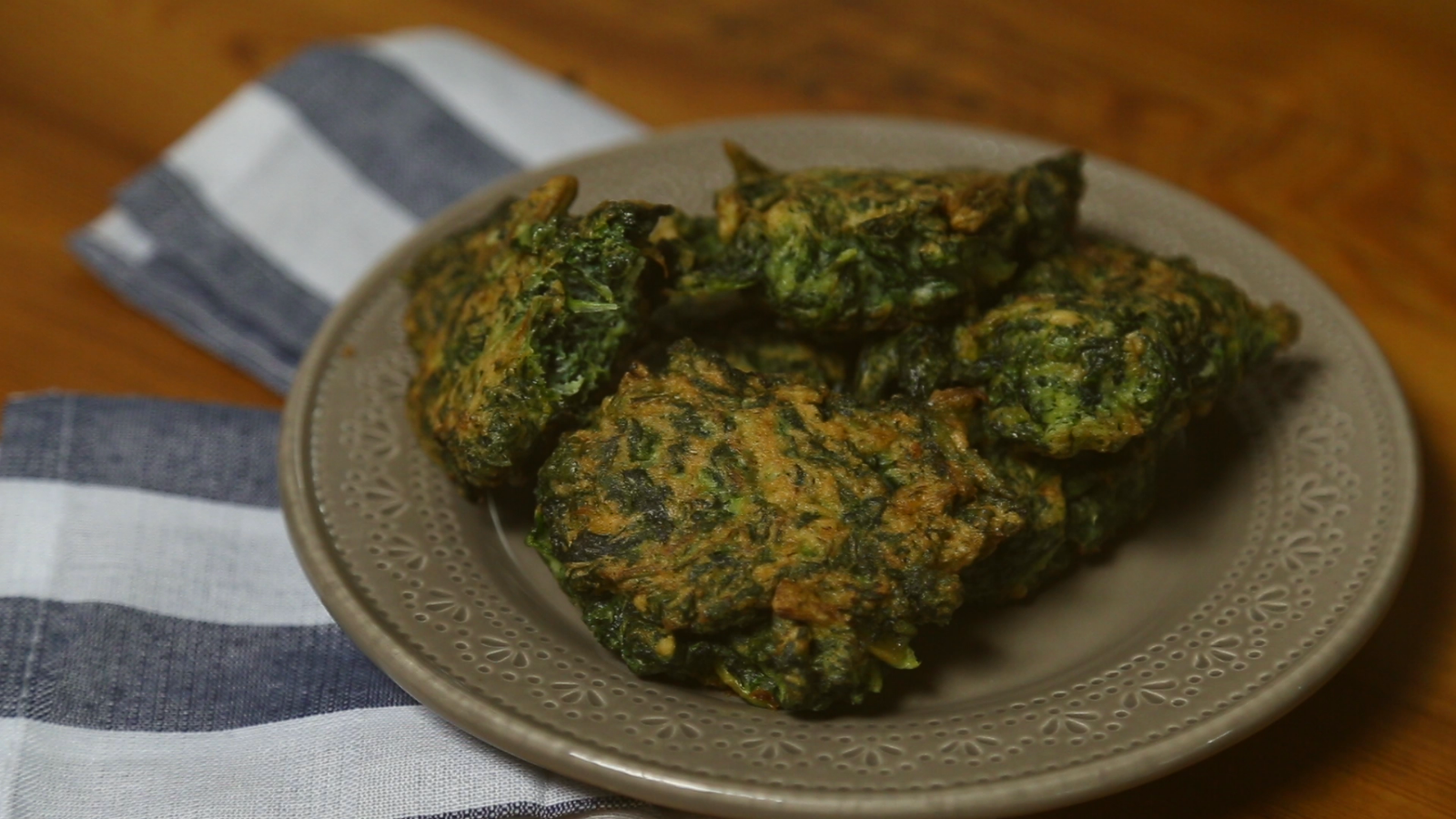 buñuelos de espinaca
