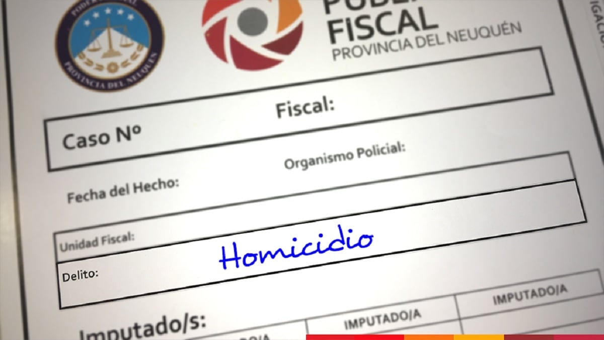 caratula de homicidio