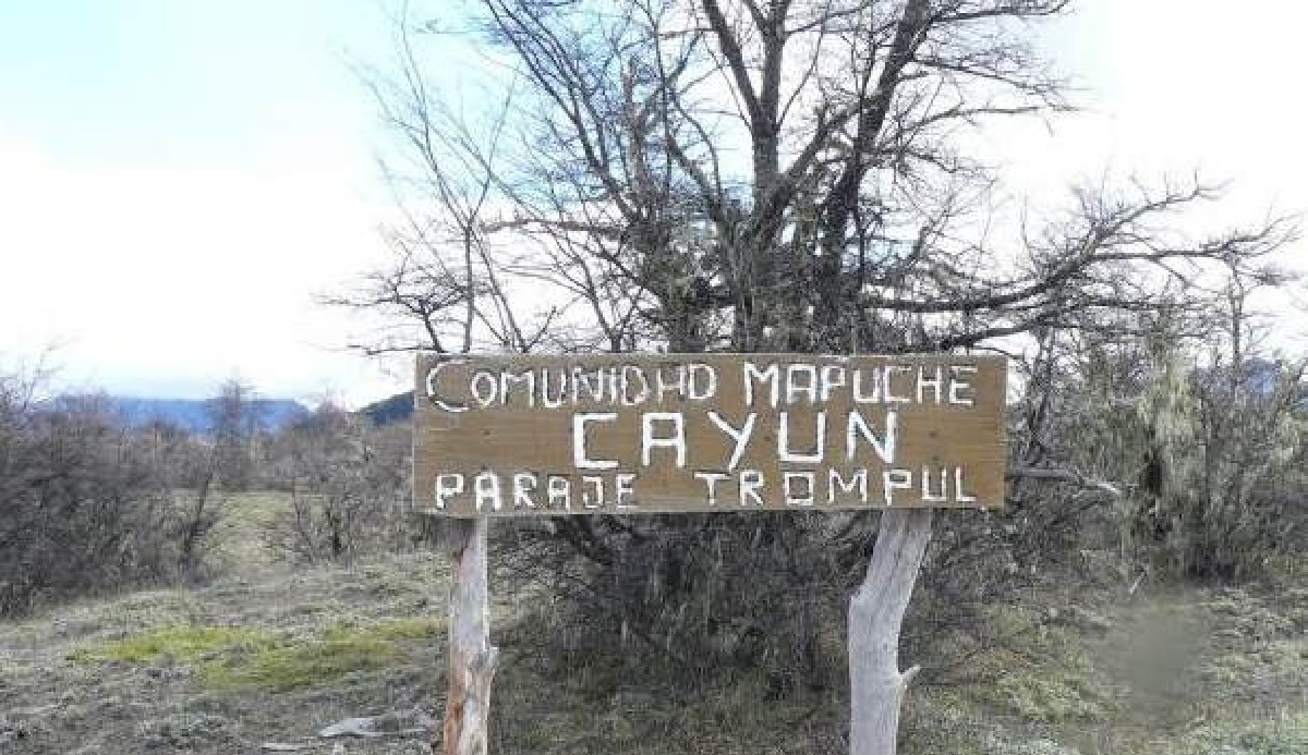 comunidad cayun paraje trompul