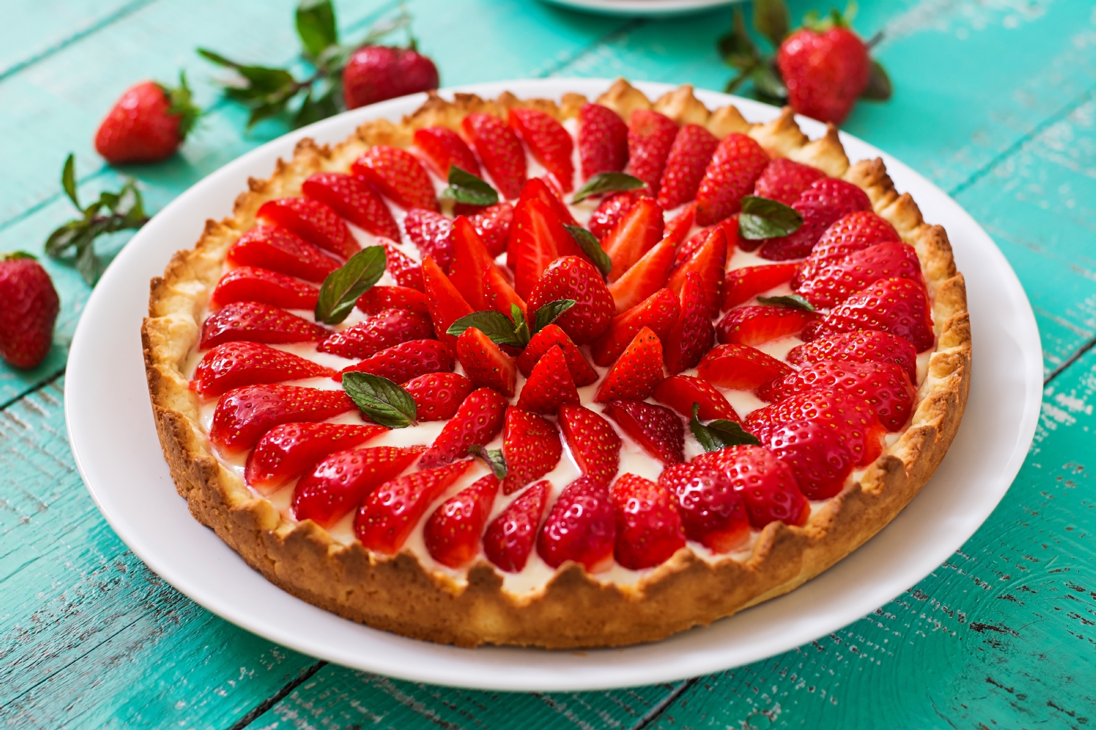 Torta de frutillas
