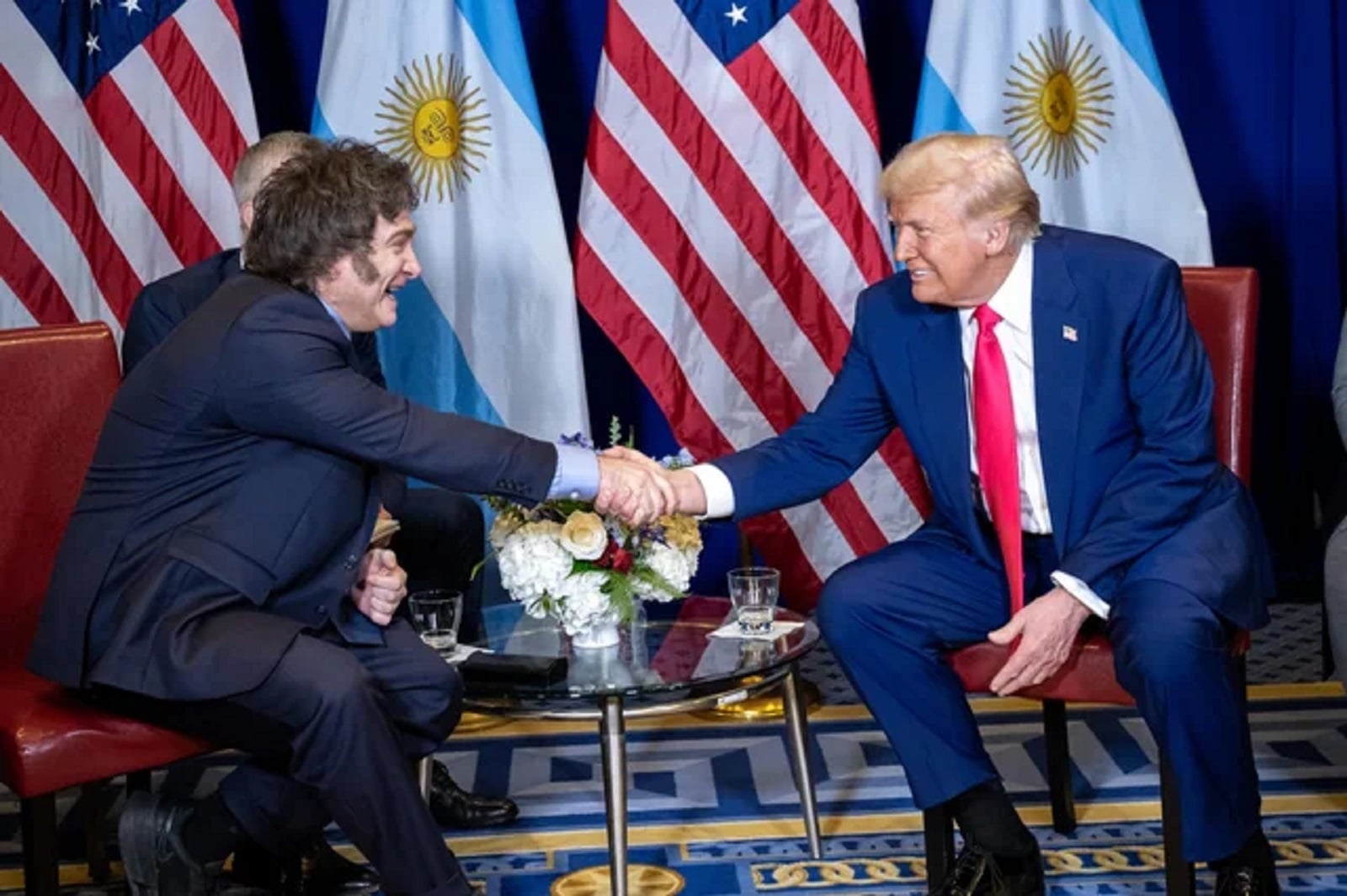 Presidente Javier Milei y Presidente Donald Trump