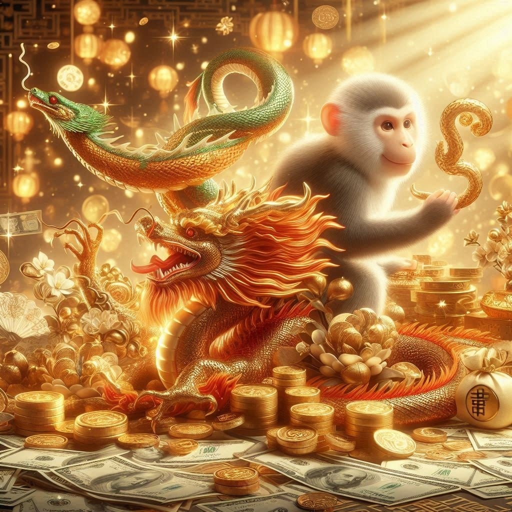 serpiente mono dragon