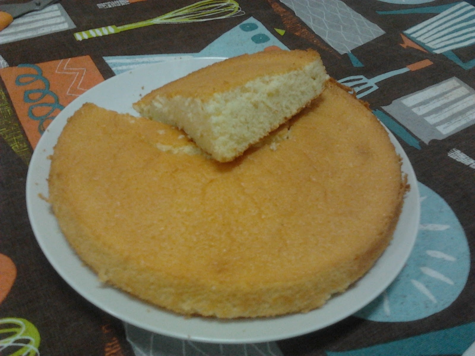 Bizcochuelo con gaseosa