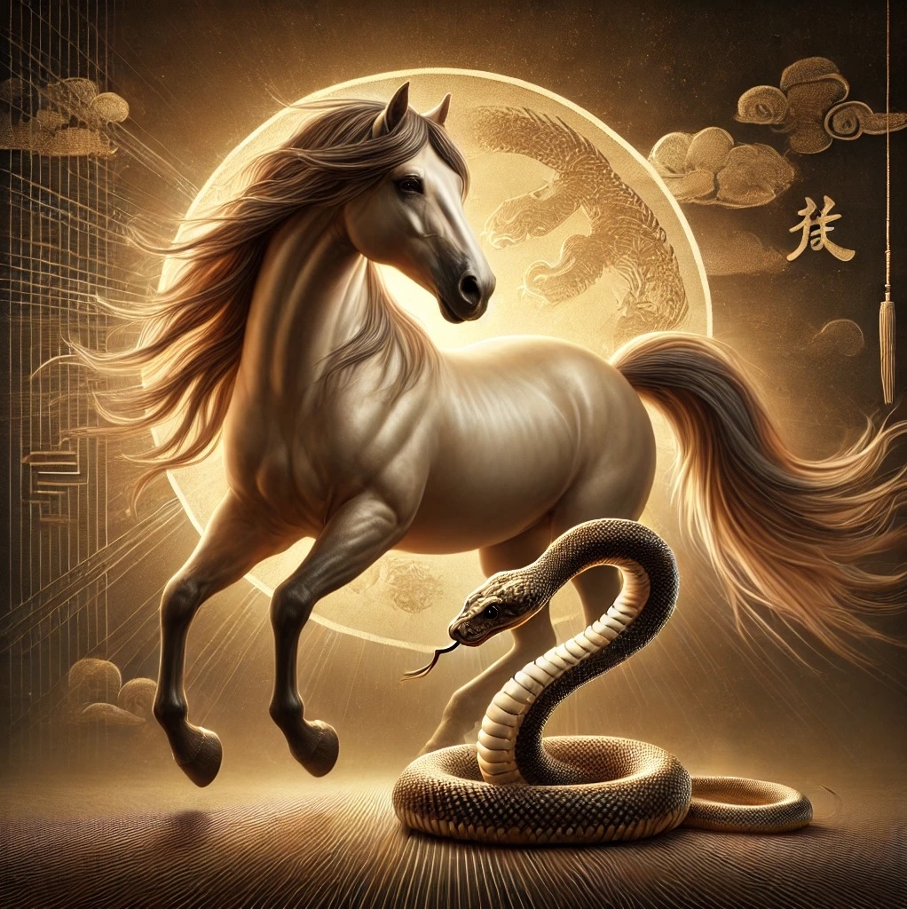 caballo serpiente