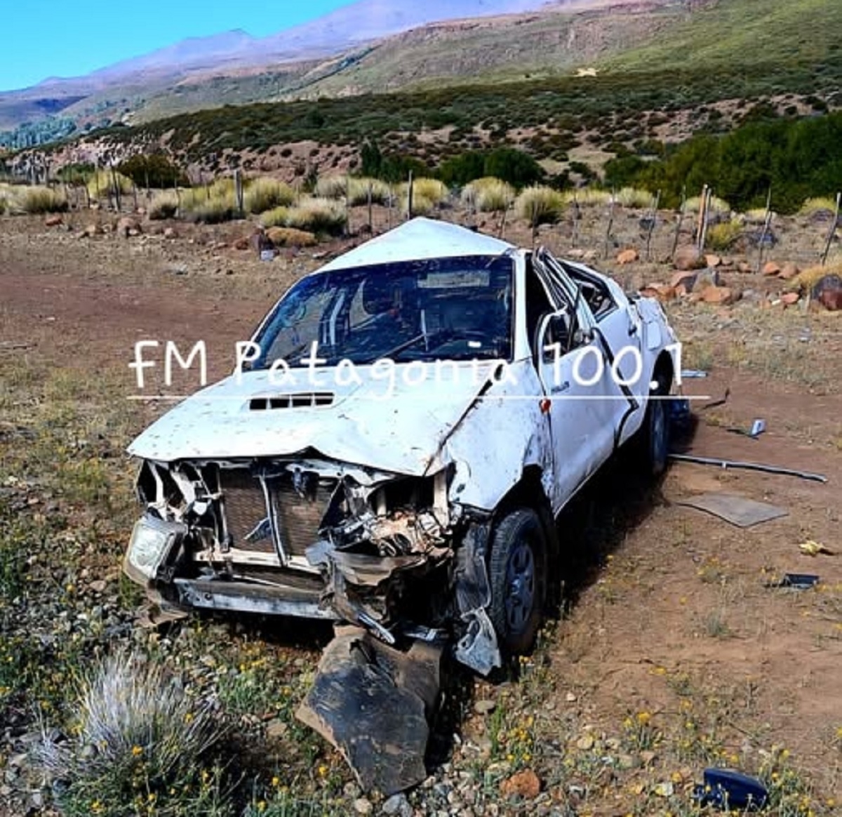 vuelco camioneta ruta 43
