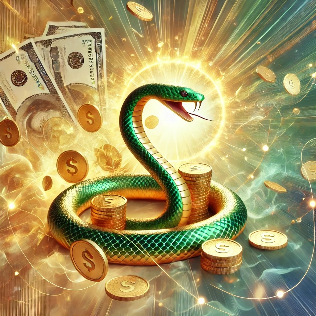serpiente dinero