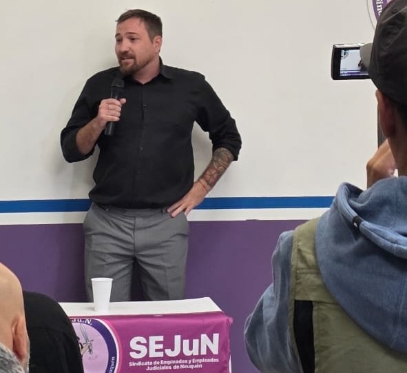Santiago Alonso, secretario general de SEJuN. Fuente_ (Facebook)