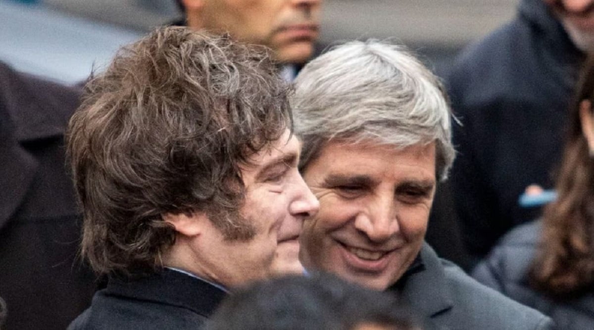 Javier Milei y Luis Caputo