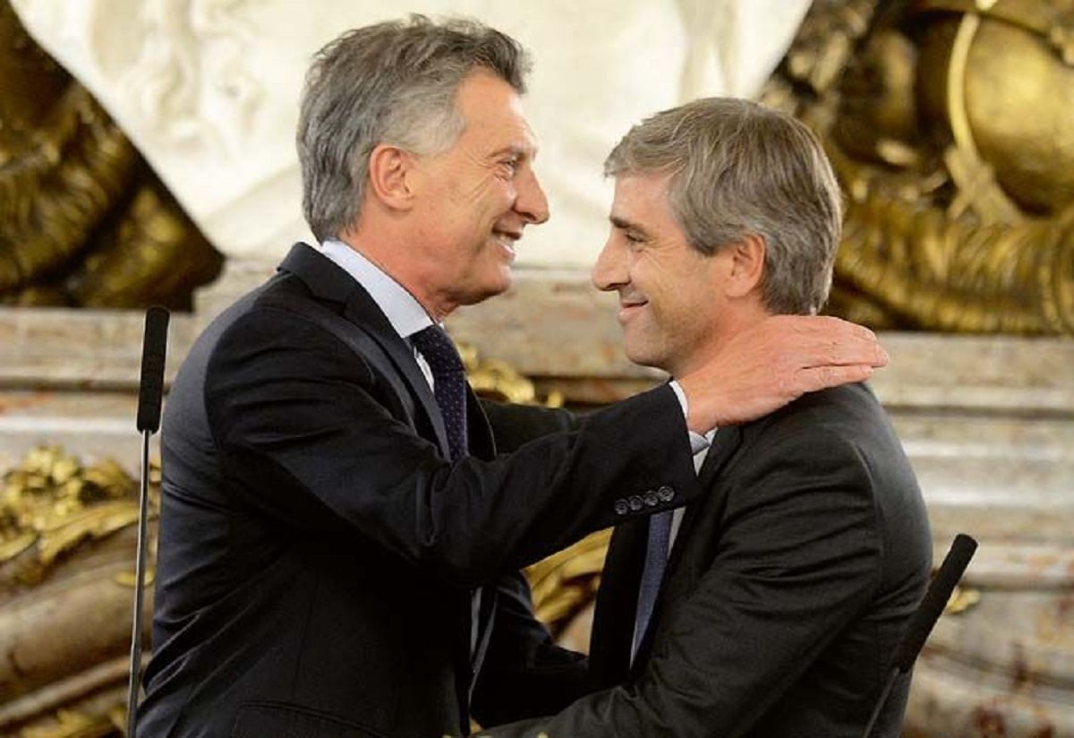 Mauricio Macri y Luis Caputo