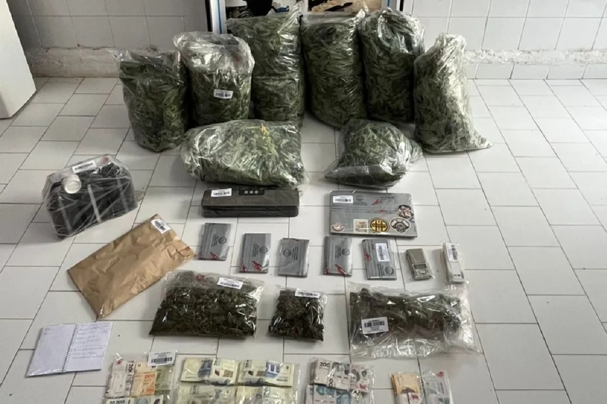 24 kilos de marihuana