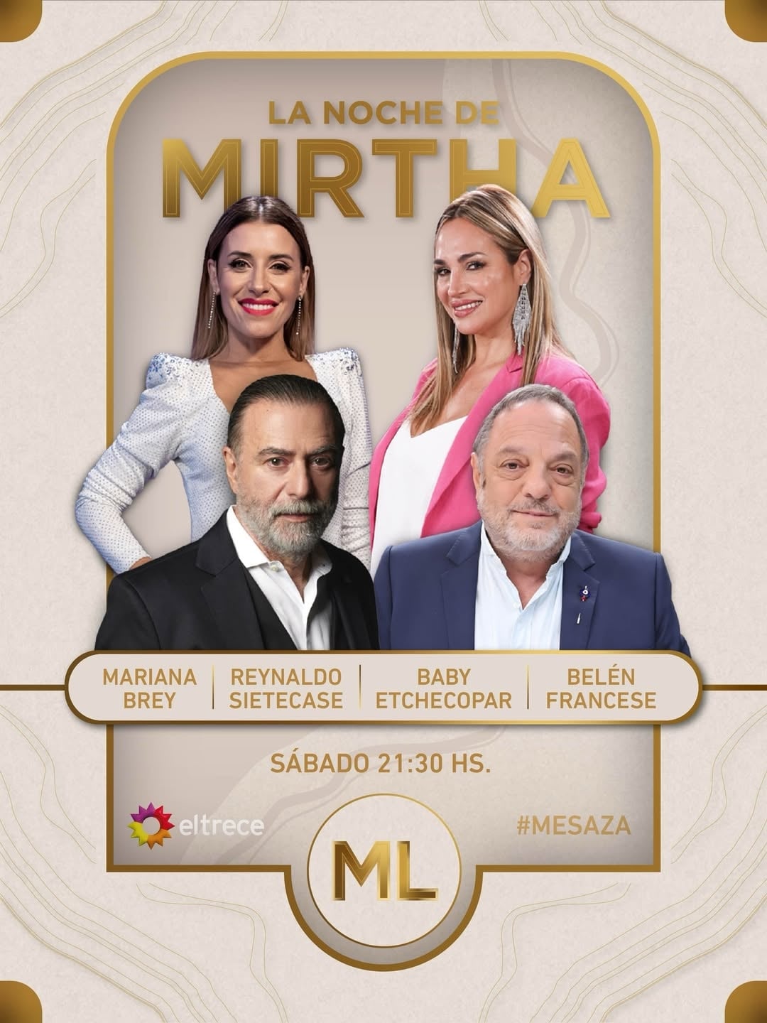 Los invitados de este fin de semana para la #Mesaza de @mirthalegrand son espectaculares??Se sen