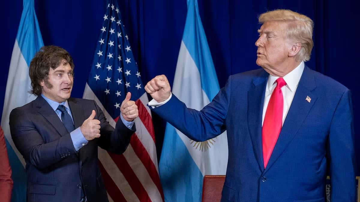 Javier Milei y Donald Trump