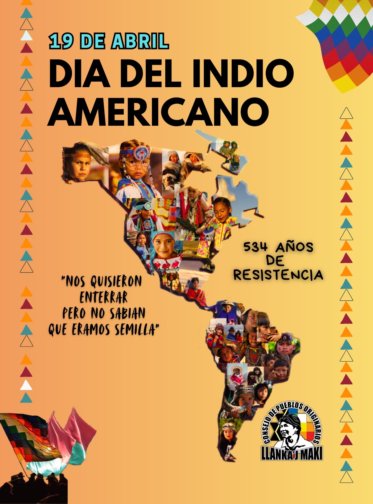 Dia del Indio Americano. Fuente (Facebook)