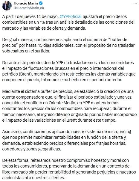 mARÍN posteo