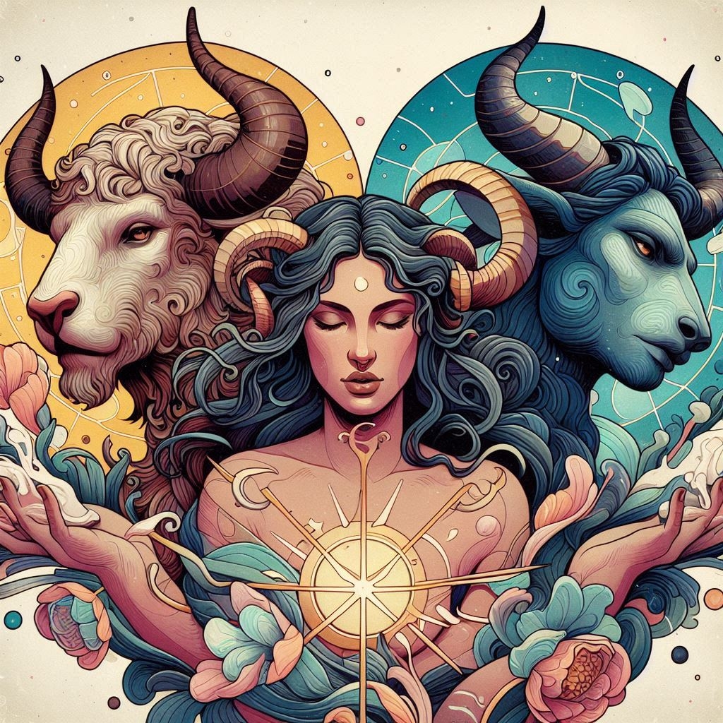 tauro, virgo y capricornio, los trs signos del zodiaco, juntos